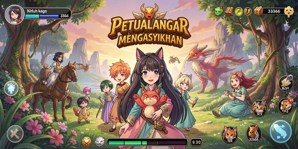Tampilan menarik dari gameplay 333666 yang memukau.