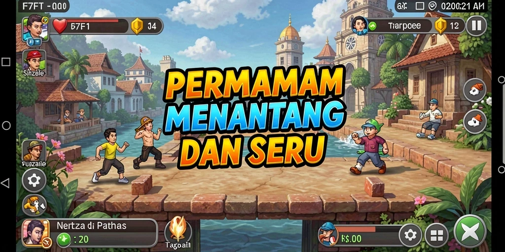 Tampilan menarik saat menyelesaikan tantangan Puzzle di F7F7.