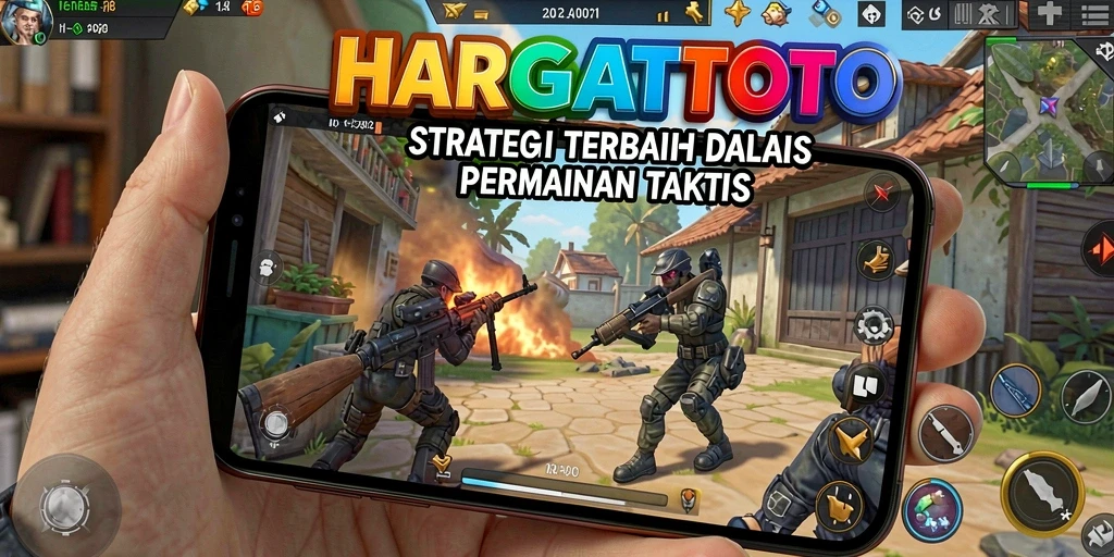 Tampilan menakjubkan dari gameplay strategi HARGATOTO.