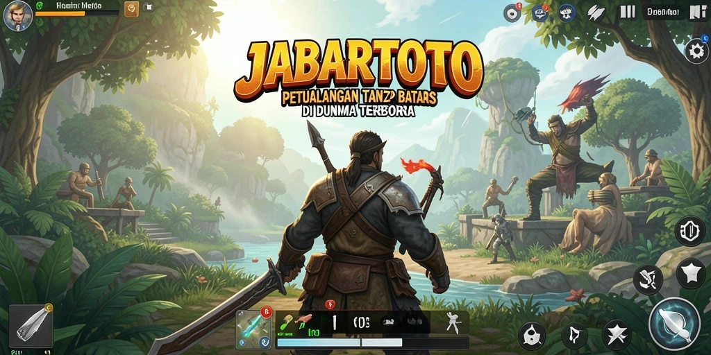 Tampilan gameplay menakjubkan dari JABARTOTO di dunia terbuka.