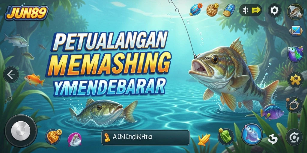 Tampilan gameplay JUN88 menampilkan aksi memancing yang seru dan menantang.
