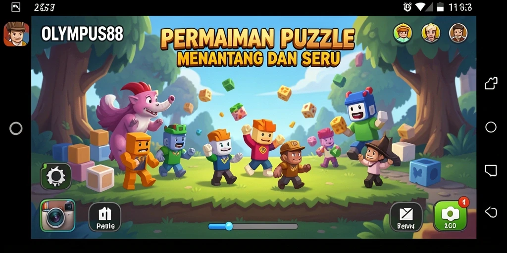 Screenshot gameplay OLYMPUS88 menampilkan puzzle yang menarik dan menantang.