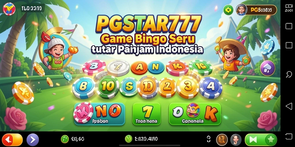 Tampilkan gameplay seru dari PGSTAR777 dengan antarmuka Bingo yang menarik.