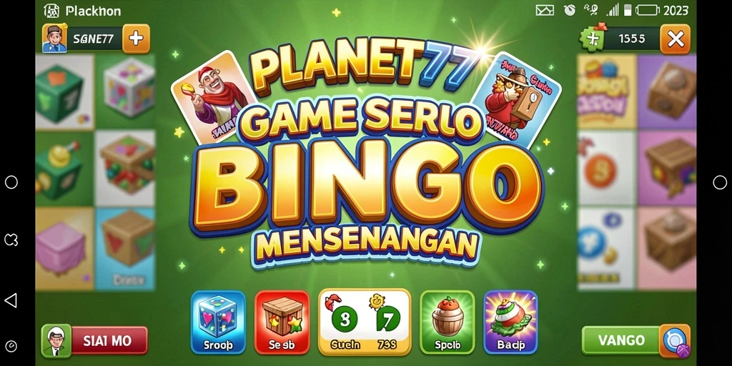 Tampilan menarik dari gameplay Bingo di PLANET77