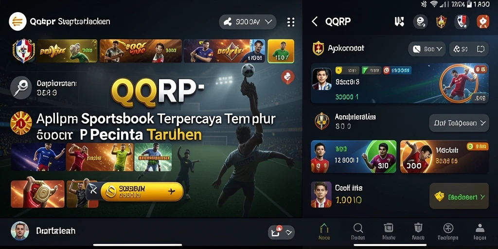 Screenshot gameplay QQRP menampilkan momen taruhan olahraga yang mendebarkan.