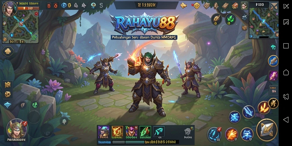 Tampilan gameplay menarik dalam dunia <strong>RAHAYU88</strong> yang epik.