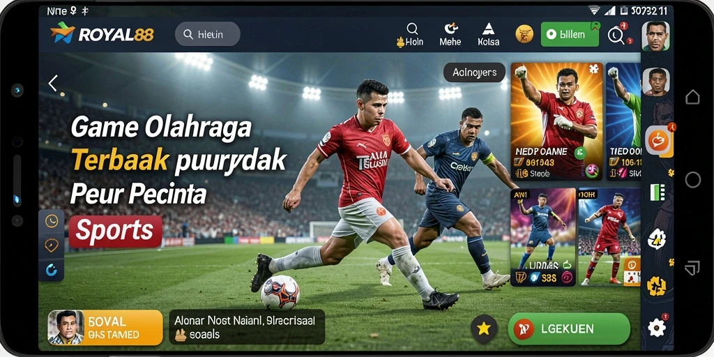 Tampilan menarik dari permainan olahraga di ROYAL88.