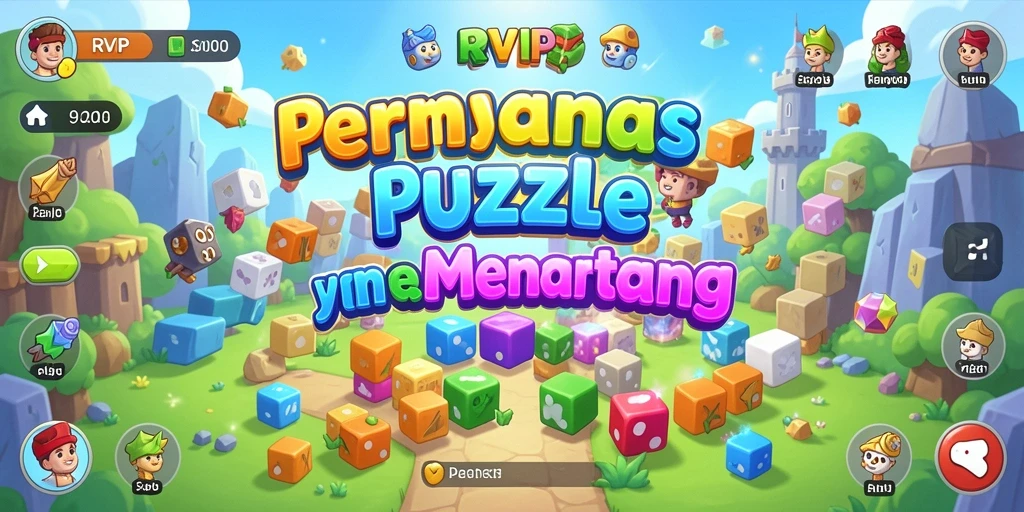 Screenshot gameplay RVIP dengan tantangan Puzzle yang menarik.