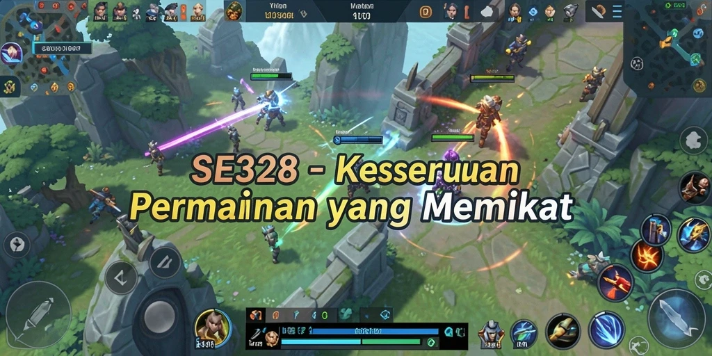 Tampilan atraktif dari SE328 selama gameplay strategi.