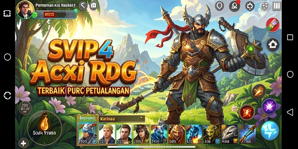 Tangkapan layar menunjukkan pertempuran epik dalam SVIP4 dengan grafik yang memukau.