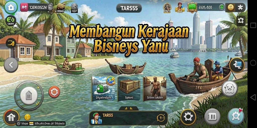 Tampilan gameplay TAR555 yang menantang dan menarik.