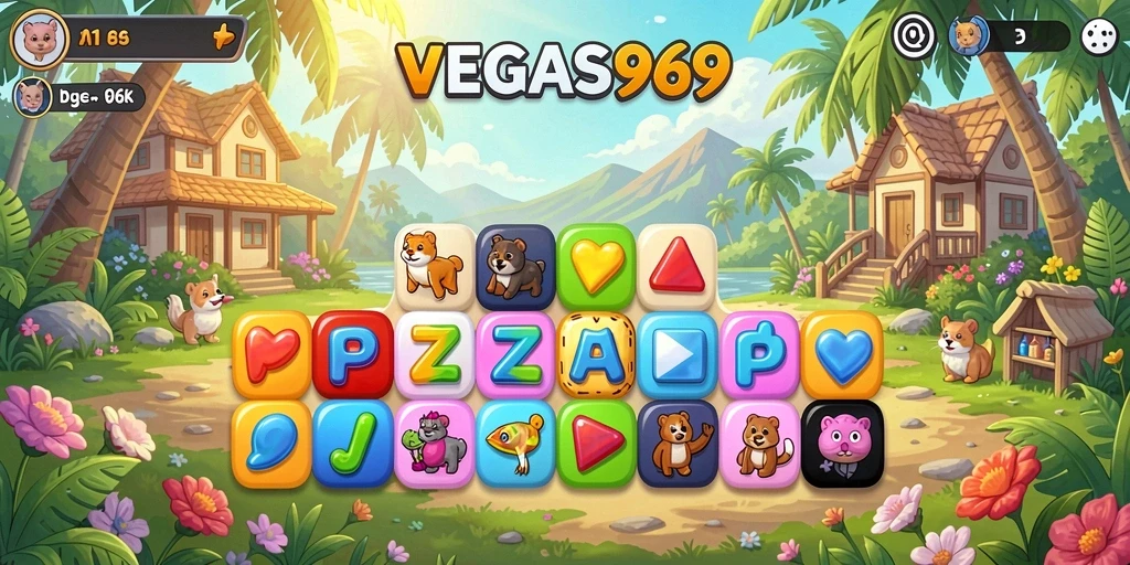 Tampilan menarik dari gameplay <strong>VEGAS969</strong> yang menghadirkan berbagai jenis teka-teki.